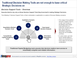 tools for strategic decision making